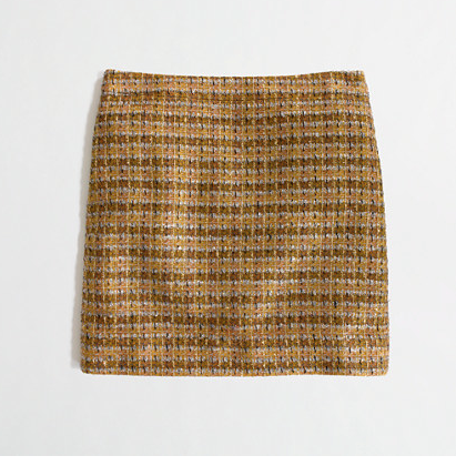 J.Crew Factory Metallic Tweed Mini.