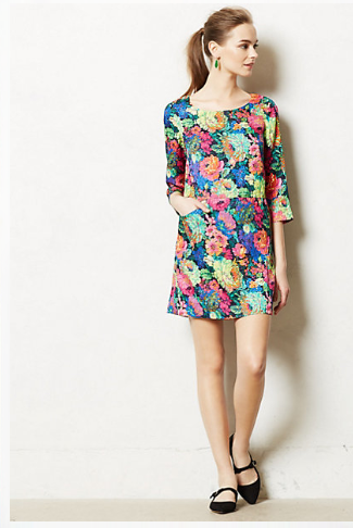 Anthropologie Tropicalist Shift.