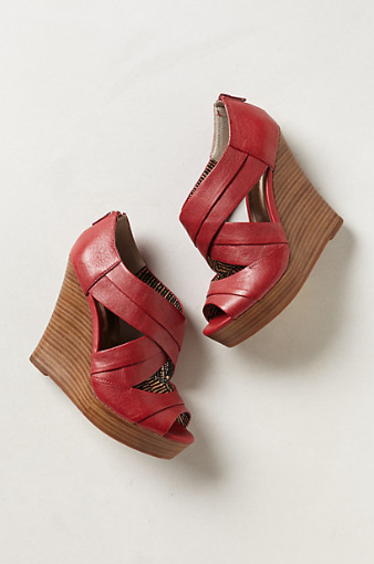 Anthropologie Unwrapped Wedges.