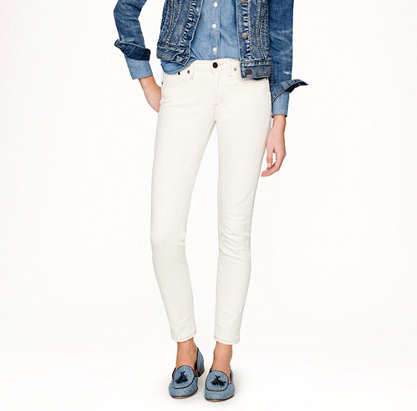 J.Crew Stretch Toothpick Jean. {J.Crew has recently "re-formulated" their Toothpick denim to include more stretch, which makes these more flattering and comfortable than last season's.}