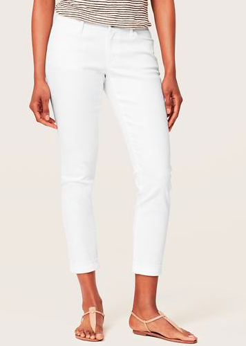 LOFT Curvy Skinny Cuffed Ankle Jean. {I have heard several clients mention that these fit great for the price.}