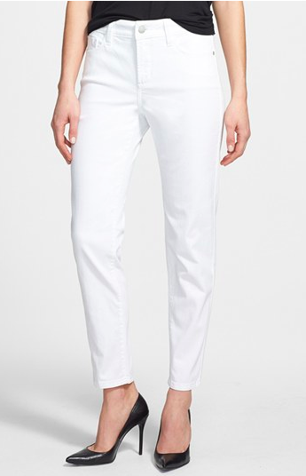 NYDJ Clarissa Ankle Skinny Jean. {I have put many clients who have said they "can't wear white jeans" in this pair and they are pleasently surprised by the super-flattering fit!}