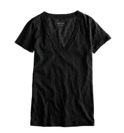 J.Crew Vintage Cotton V-neck Tee. $29.50.