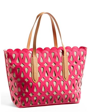 Sondra Roberts Laser Cut Tote.