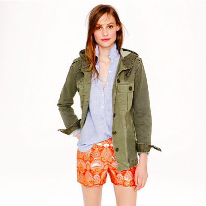 J.Crew Gilded Brocade Short.