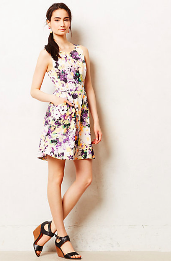 Anthropologie Pebble Print Dress.