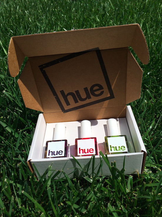 A monthly box of SquareHue.