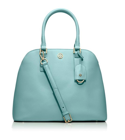 Tory Burch Robinson Open Dome Satchel.