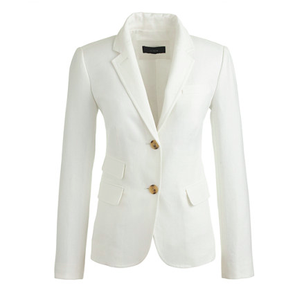 J.Crew Schoolboy Blazer in Linen.