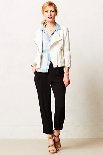 Anthropologie Waffled Moto Jacket.