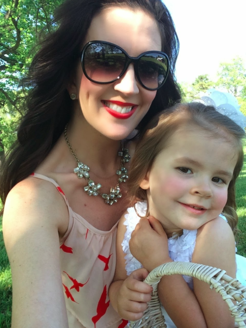 Jennifer and her precious daughter, Vivian, at a wedding this past weekend.