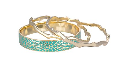 Maran Bangle Bracelets in Turquoise.