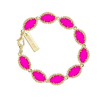 Jana Bracelet in Magenta.