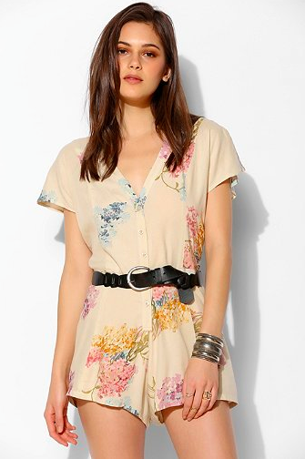 Bohemian Bones Vintage Floral Romper.