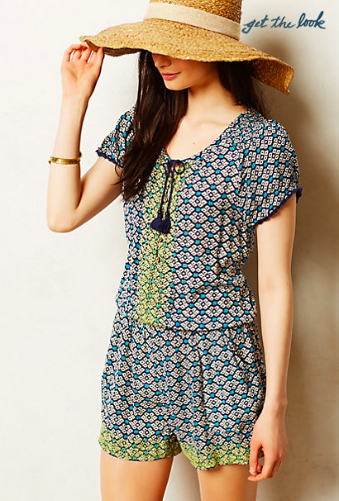 Anthropologie Long Weekend Romper.