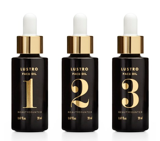 Beautycounter Lustro Face Oils.