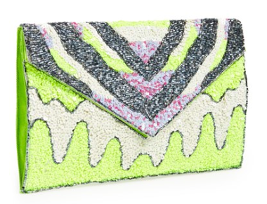 Nila Anthony Beaded Envelope Clutch.