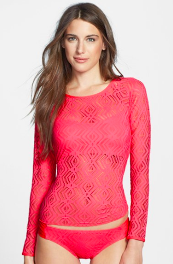 Becca Crochet Rashguard.