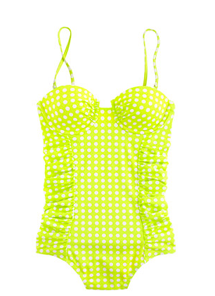 J.Crew Grid Dot Underwire Tank. {available in multiple colors}