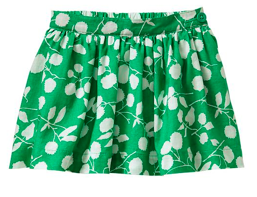 Gap Kids Graphic Floral Circle Skirt.