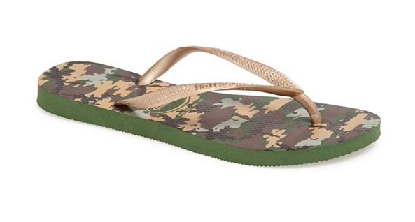 Havaianas Camo Flip Flops.