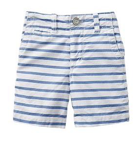 Gap Oxford Stripe Flat Front Shorts.