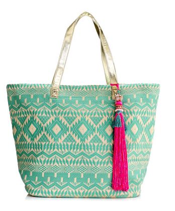 Seabreeze Tassel Beach Bag, $54.