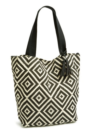 Lulu Large Canvas Tote, $48.