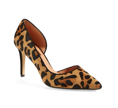 Halogen Calf-Hair Pointy Toe Pumps, $59.90. {reguarly $89.90}