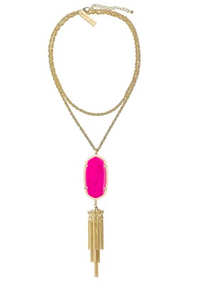 Kendra Scott Rayne in magenta.