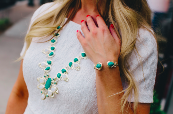 Kendra Scott Tedi Mosiac Long Necklace.