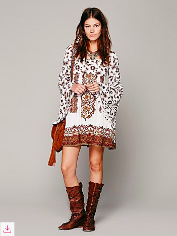 Free People Bell Sleeve Dress, currently on sale.