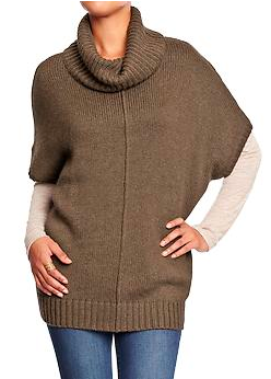 Old Navy Cowl-Neck Poncho Sweater. 