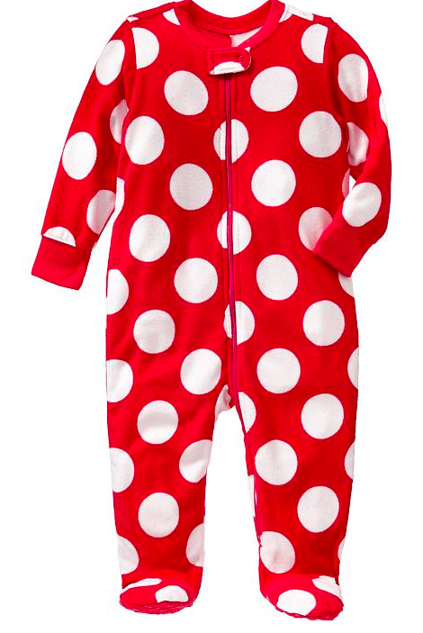 Old Navy Performance Fleece Footed Baby Pajamas.