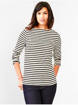 Gap Stripe Boatneck Tee. {a great long-sleeved version}