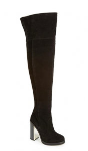 Topshop Carbon Over the Knee Boots.