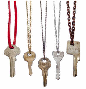 Classic Pendent Keys, $35.