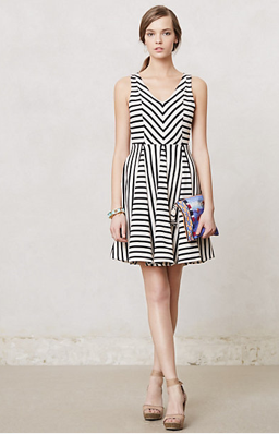 Anthropologie Striped Day Dress, $78. {Available in 3 colors!}