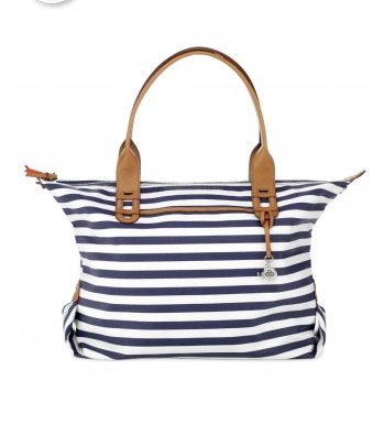 Stella & Dot Striped How Does She Do It Tote, $89. {On backorder until July. Email me to reserve one when when it comes back in stock!}