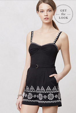 Anthropologie Tofino Romper, $39.95.