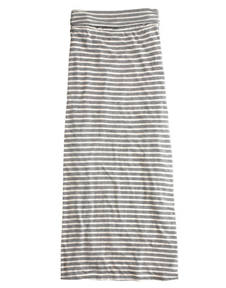 J.Crew Striped Maxi Skirt, $65.