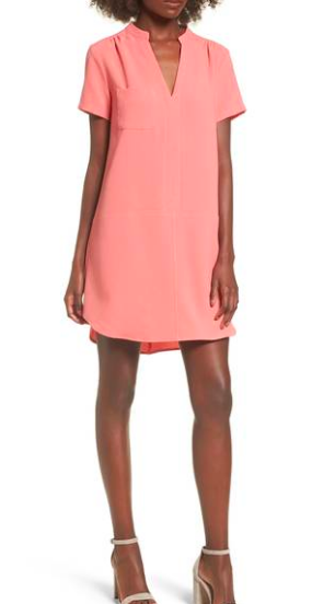  This dress comes in 12 colors, and I LOVE this shade called  Tea Rose  for Spring! 