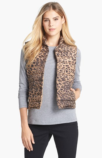 leopard vest